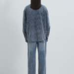 JUUN.J (Унисекс) Джинсовая рубашка Denim Two-Pocket Shirt – Blue