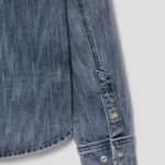 JUUN.J (Унисекс) Джинсовая рубашка Denim Two-Pocket Shirt – Blue