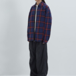 JUUN.J (Унисекс) Рубашка Red Check Reversible Semi-Oversized Shirt – Blue/Red