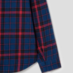 JUUN.J (Унисекс) Рубашка Red Check Reversible Semi-Oversized Shirt – Blue/Red