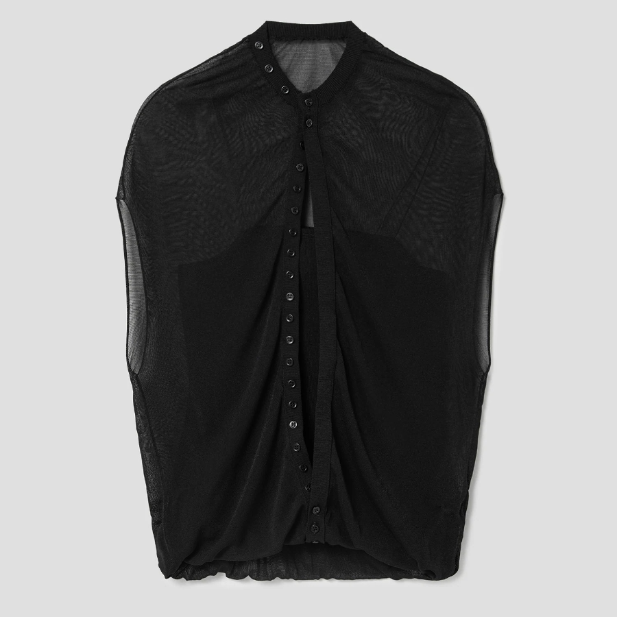 JACQUEMUS Le Haut Capa - Black