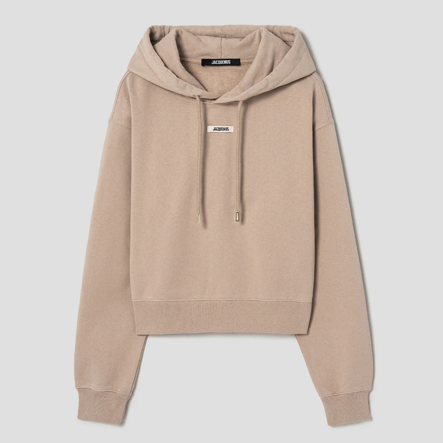 JACQUEMUS Le Hoodie Gros Grain - Beige 2
