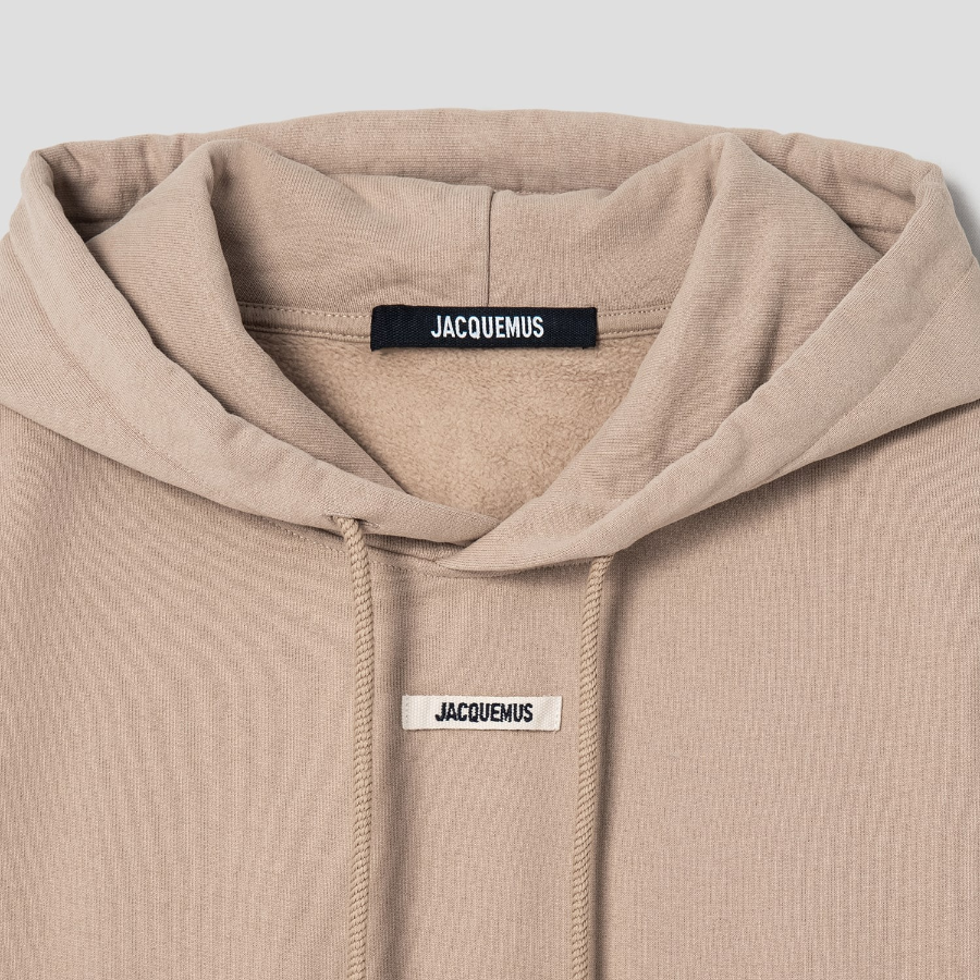 JACQUEMUS Le Hoodie Gros Grain - Beige 2