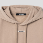 JACQUEMUS Le Hoodie Gros Grain - Beige 2