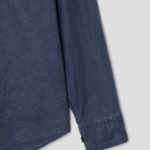 JUUN.J (Унисекс) Рубашка Navy Coated Loose-Fit Shirt – Navy