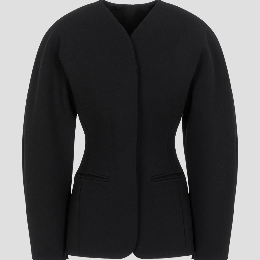 JACQUEMUS La Veste Ovalo - Black