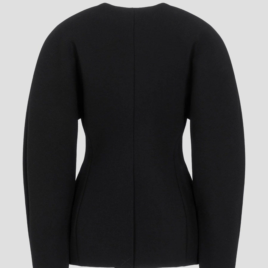 JACQUEMUS La Veste Ovalo - Black