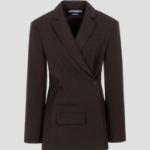 JACQUEMUS La Veste Tibau - Dark Brown