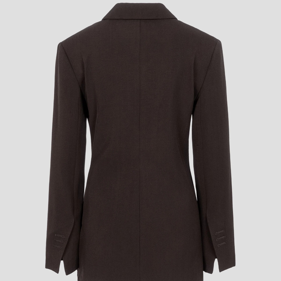 JACQUEMUS La Veste Tibau - Dark Brown