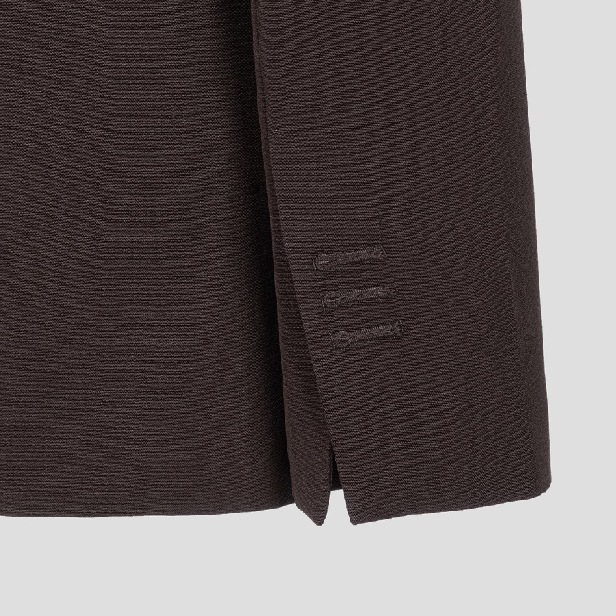 JACQUEMUS La Veste Tibau - Dark Brown