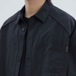 JUUN.J (Унисекс) Рубашка Double Layered Parachute Loose-Fit Shirt – Black