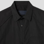 JUUN.J (Унисекс) Рубашка Double Layered Parachute Loose-Fit Shirt – Black