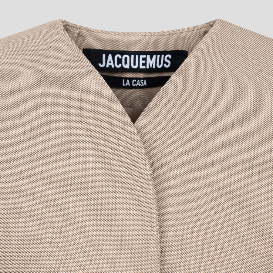 JACQUEMUS La Veste Ovalo - Beige
