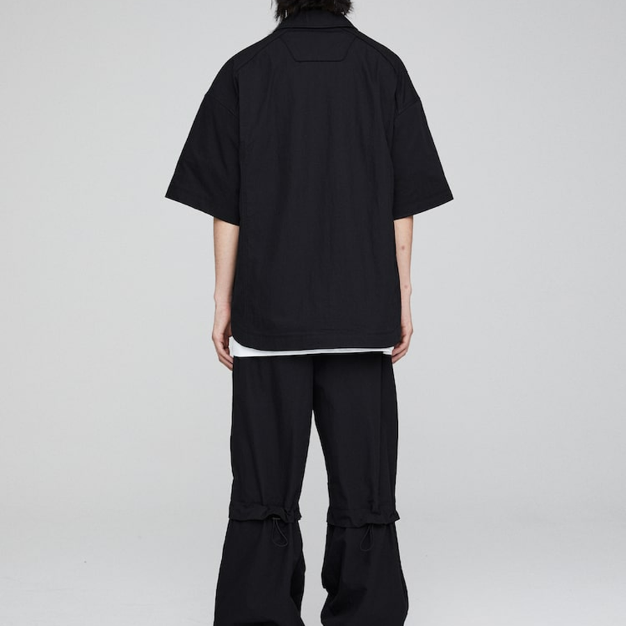 JUUN.J (Унисекс) Рубашка Work Pocket Dual Layer Sleeve Shirt – Black