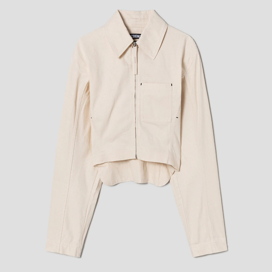 JACQUEMUS La Chemise De-Nîmes Rita - Off-White