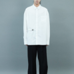 JUUN.J (Унисекс) Рубашка Belted Detail Loose Fit Shirt – White