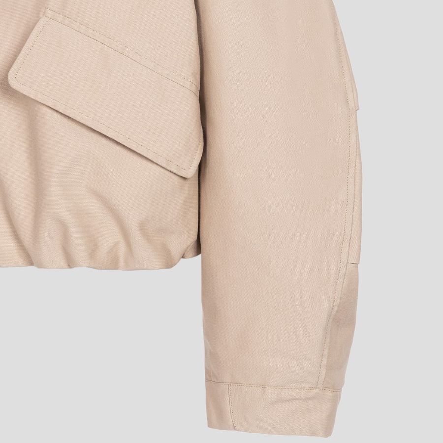 JACQUEMUS La Parka Courte Caraco - Beige