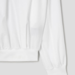 JUUN.J (Унисекс) Рубашка Crispy Cotton Rib Band Oversized Shirt – White