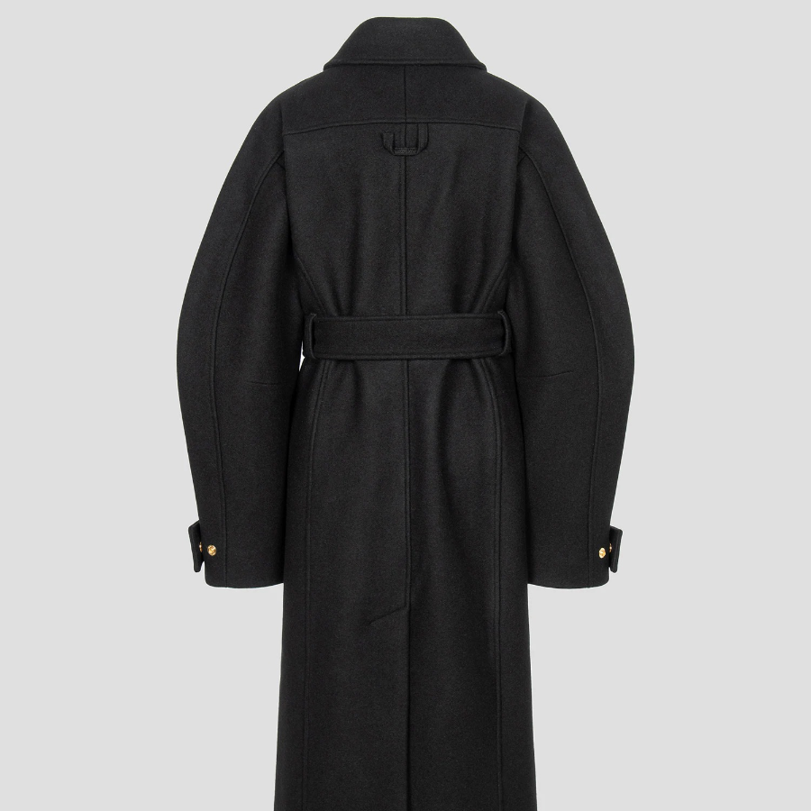 JACQUEMUS Le Manteau Bari - Black