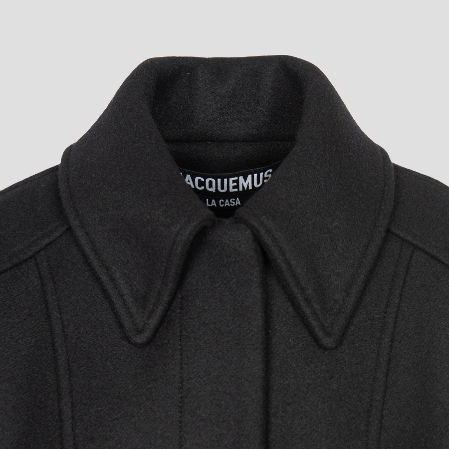 JACQUEMUS Le Manteau Bari - Black