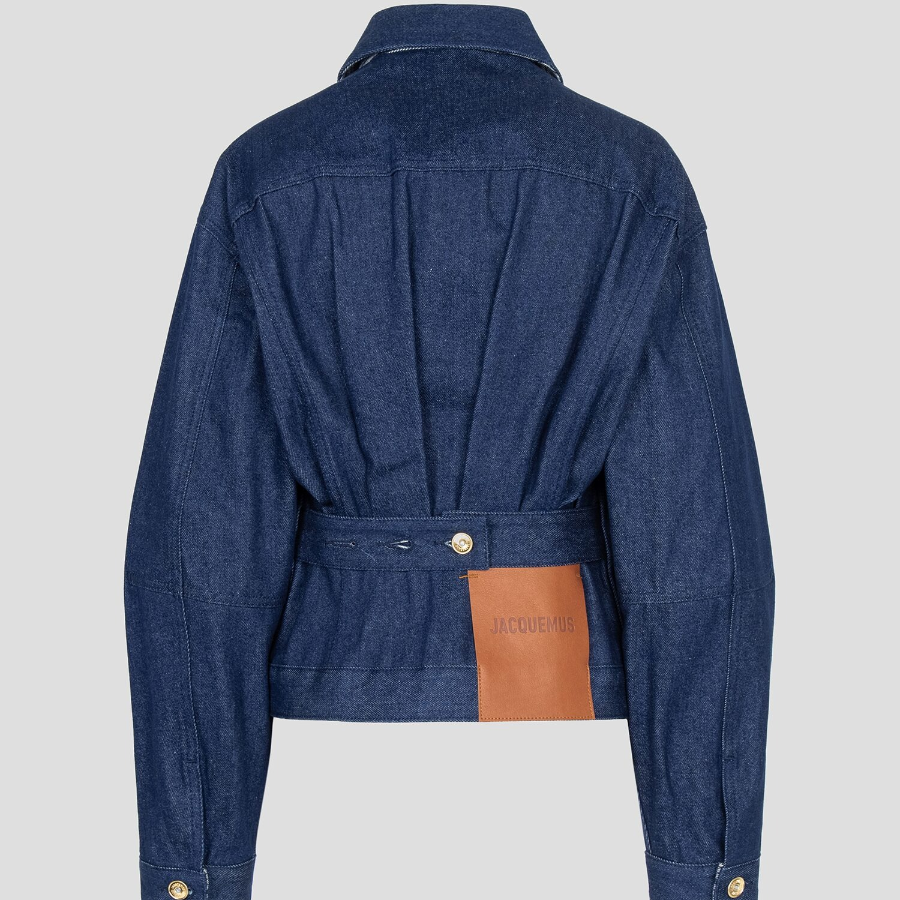 JACQUEMUS La Veste De-Nimes - Navy/Navy Stripe