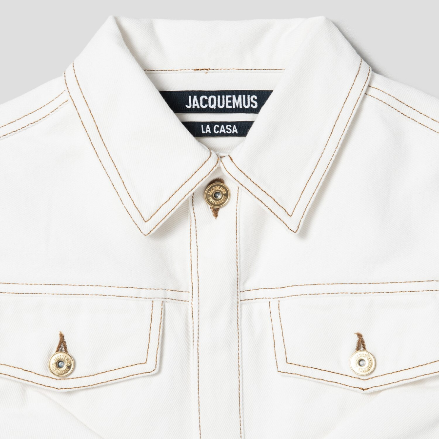 JACQUEMUS Le Haut De-Nîmes - Off-White/Tabac