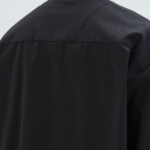 JUUN.J (Унисекс) [CORE] Flow Cotton Zip-Up Semi-Overfit Shirt – Black