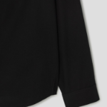 JUUN.J (Унисекс) [CORE] Flow Cotton Zip-Up Semi-Overfit Shirt – Black