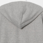 PLAY COMME des GARÇONS (Унисекс) Red Heart Wappen Zip-Up Hoodie – Grey