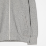 PLAY COMME des GARÇONS (Унисекс) Red Heart Wappen Zip-Up Hoodie – Grey