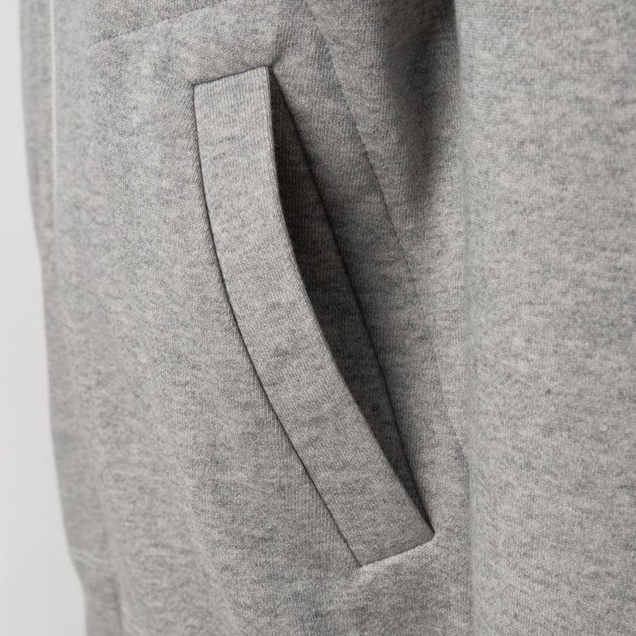 PLAY COMME des GARÇONS (Унисекс) Multi Heart Print Cotton Zip-Up Hoodie – Grey