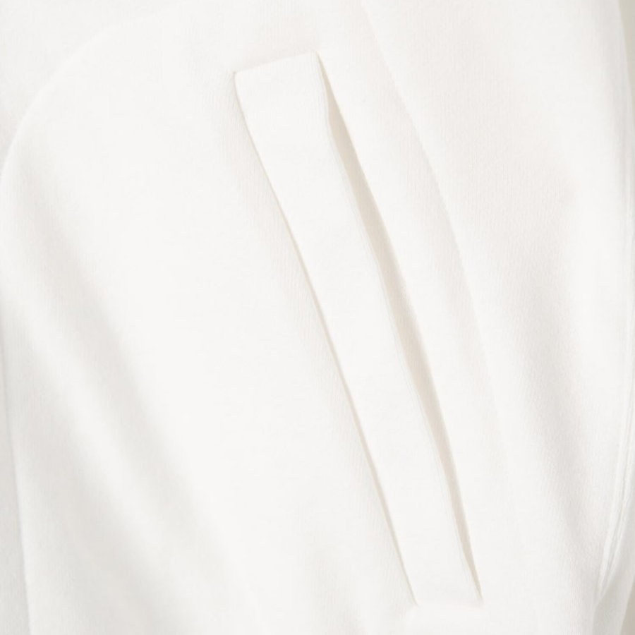 PLAY COMME des GARÇONS (Унисекс) Double Red Heart Wappen Cotton Hoodie – White