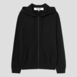 PLAY COMME des GARÇONS (Унисекс) Black Heart Wappen Zip-up Hoodie – Black