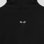 PLAY COMME des GARÇONS (Унисекс) Black Heart Wappen Zip-up Hoodie – Black