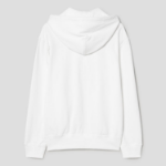 PLAY COMME des GARÇONS (Унисекс) Red Heart Wappen Zip-up Hoodie – White