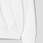 PLAY COMME des GARÇONS (Унисекс) Black Heart Wappen Zip-up Hoodie – White