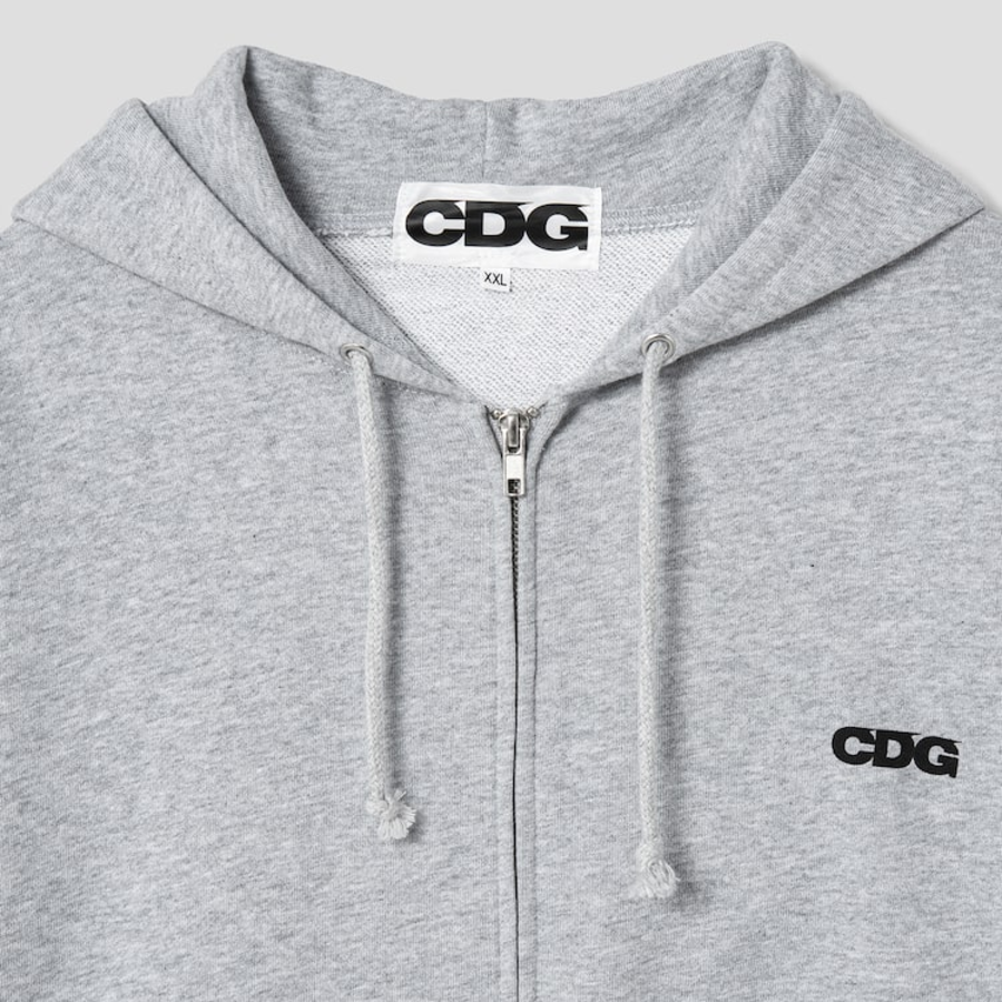 CDGCDGCDG (Унисекс) CDGCDGCDG Hood Zip-Up – Grey