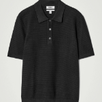 COS – Textured Knit Cotton Polo Shirt