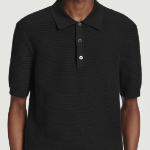 COS – Textured Knit Cotton Polo Shirt