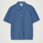 COS – Textured Knit Cotton Polo Shirt
