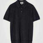 COS Slim Knitted Silk Polo Shirt