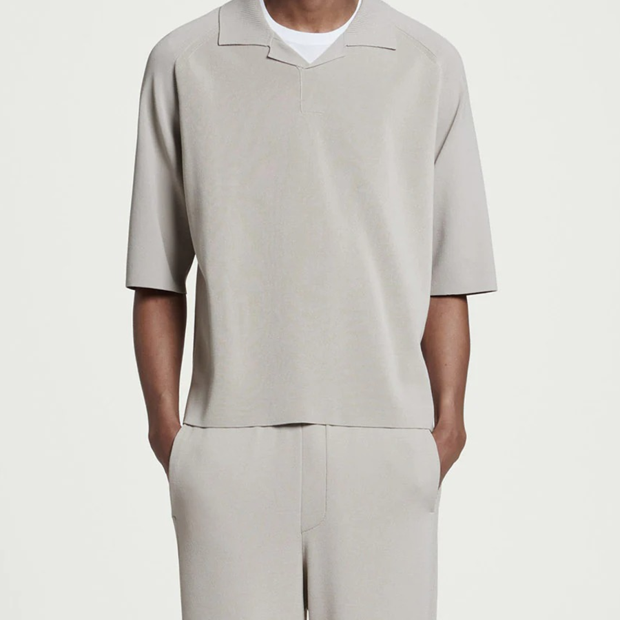 COS Colour-Block Double-Face Polo Shirt