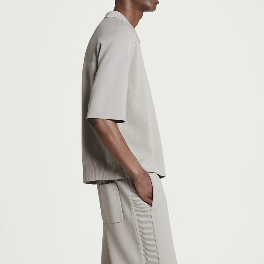 COS Colour-Block Double-Face Polo Shirt