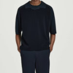 COS Colour-Block Double-Face Polo Shirt