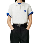 ADER ERROR Sig Trs Tag Polo T-Shirt 01 – Oatmeal