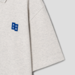 ADER ERROR Sig Trs Tag Polo T-Shirt 01 – Oatmeal