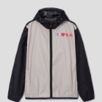 PLAY COMME DES GARÇONS (Unisex) K-Way Claude Full Zip Packable Jacket – Beige