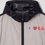 PLAY COMME DES GARÇONS (Unisex) K-Way Claude Full Zip Packable Jacket – Beige