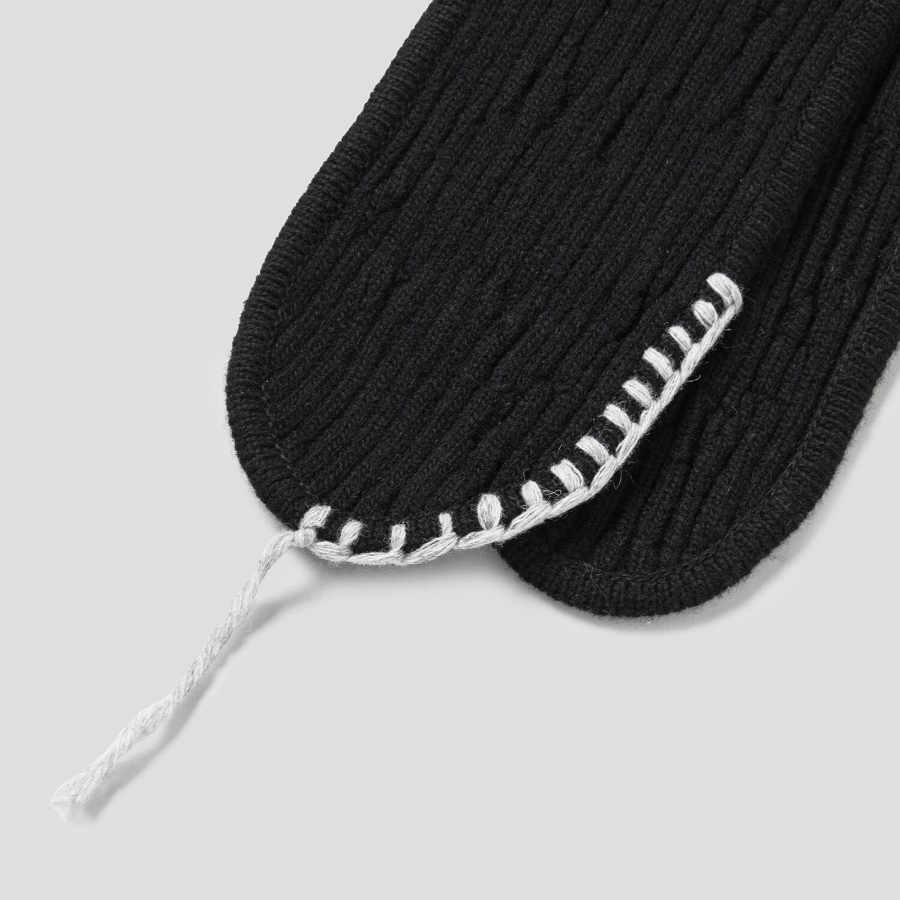 ADER ERROR Beanie With Flaps – Black