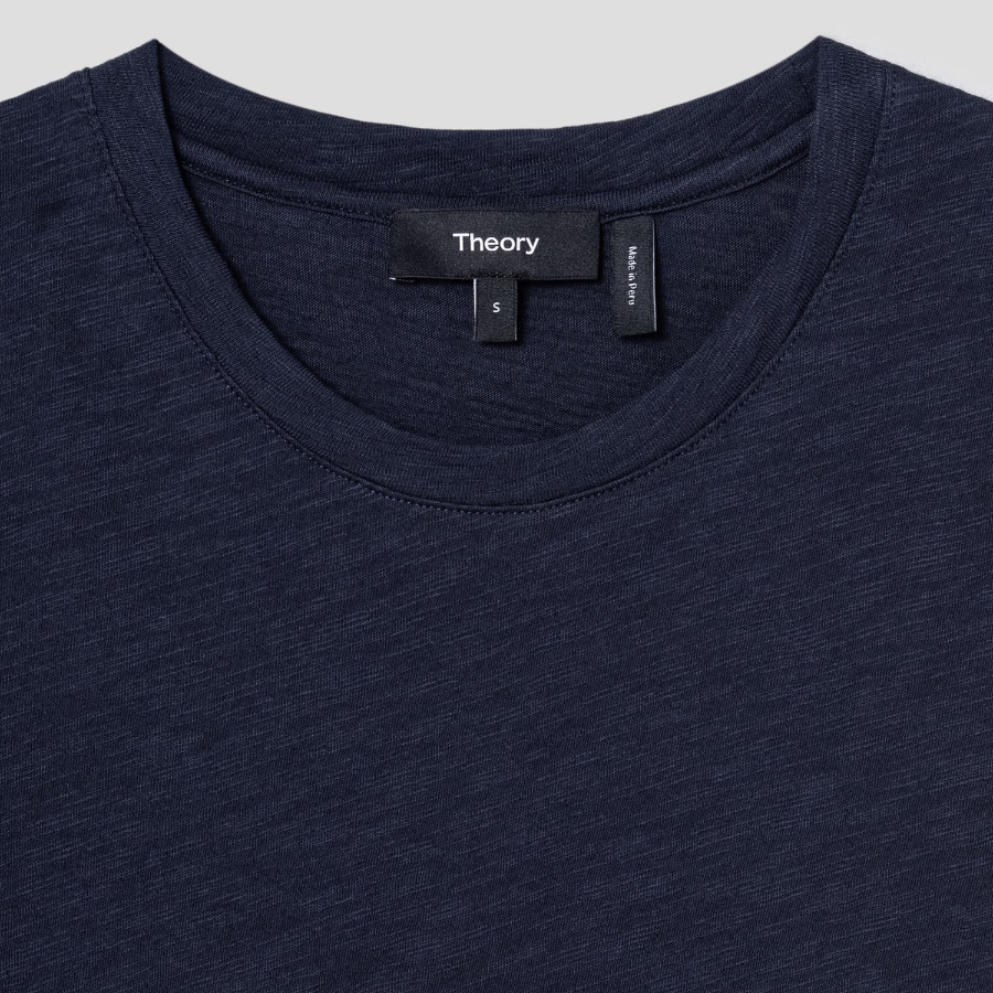 Theory Women Nebulous Rodiona Tee - Nocturne Navy